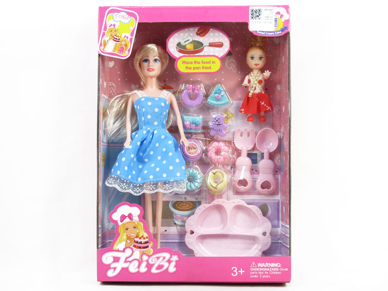 11.5inch Solid Body Doll Set toys