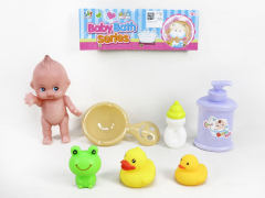 Moppet Set & Bath Toy Set