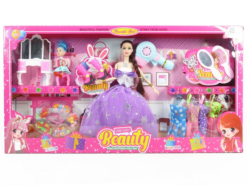 11.5inch Solid Body Doll Set toys