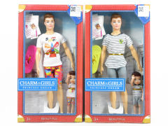 11.5inch Solid Body Doll Set(2S)