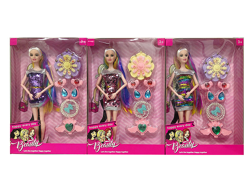 11.5inch Solid Body Doll Set(3S) toys