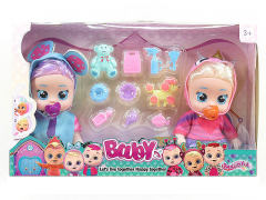 6inch Crying Doll Set(2in1)