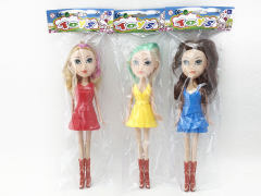 9inch Solid Body Doll Set(3S3C)