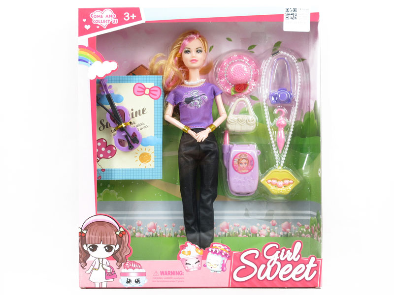 11inch Solid Body Doll Set toys