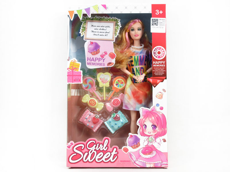 11inch Solid Body Doll Set toys