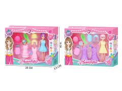 7inch Solid Body Doll Set(2S)
