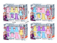 7inch Solid Body Doll Set(4S)
