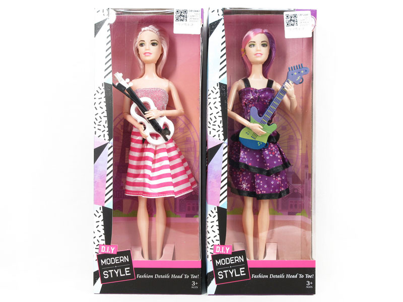 11inch Solid Body Doll Set(2S) toys