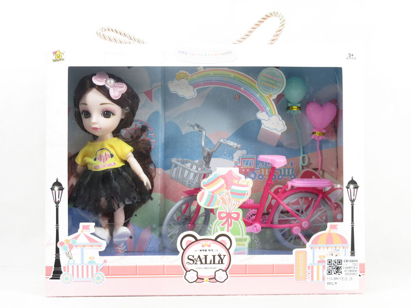 6inch Solid Body Doll Set(2S) toys