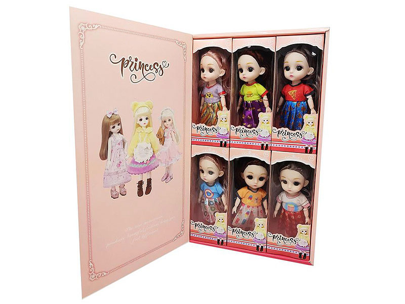 6inch Solid Body Doll(6in1) toys
