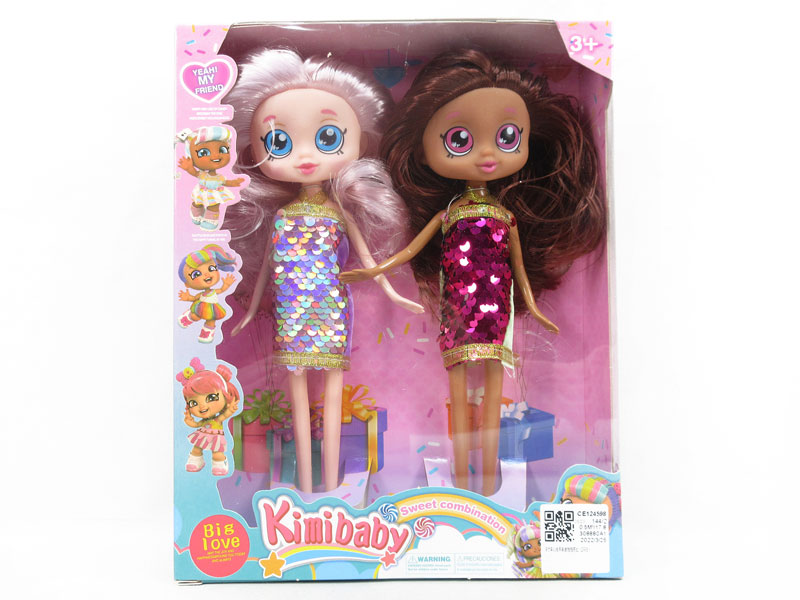 9inch Solid Body Doll(2in1) toys