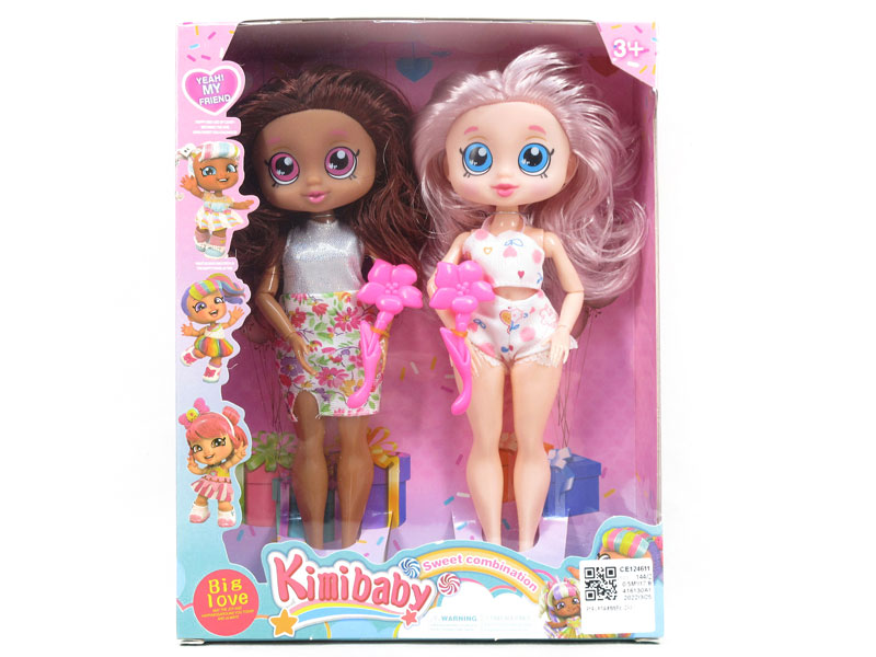 9inch Solid Body Doll(2in1) toys
