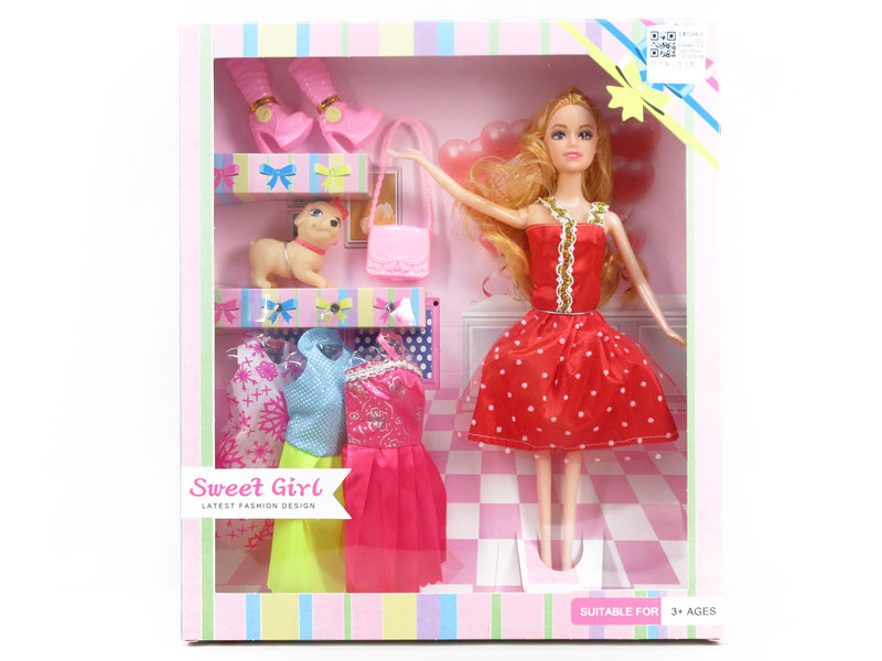 11inch Solid Body Doll Set toys