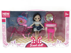 6.5inch Solid Body Doll Set