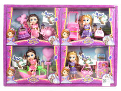 3inch Solid Body Doll Set(8in1)