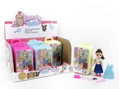 4.5inch Solid Body Doll Set(6in1)