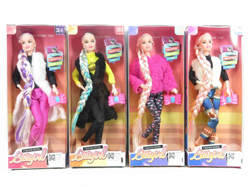 11inch Solid Body Doll Set(4S) toys