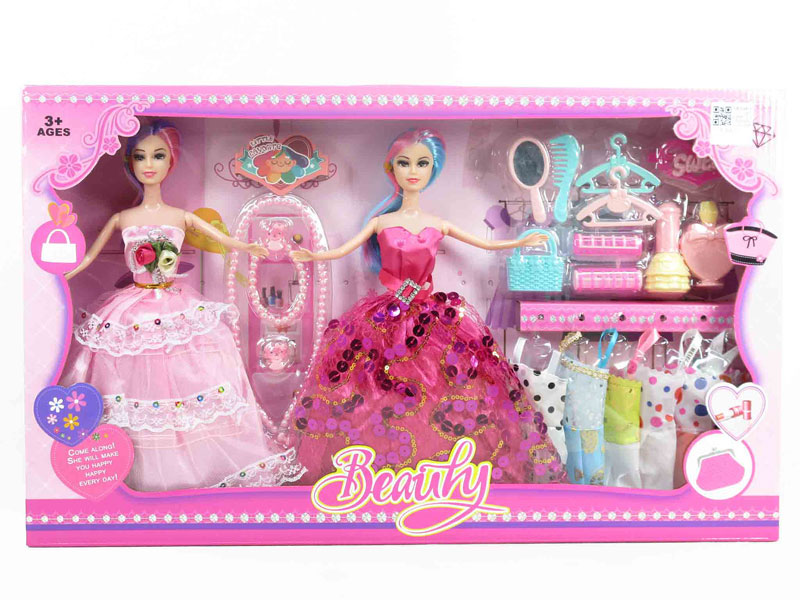 11.5inch Solid Body Doll Set(2in1) toys