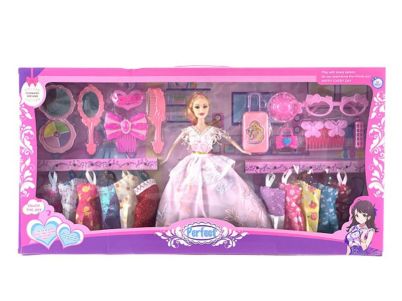 11inch Solid Body Doll Set toys