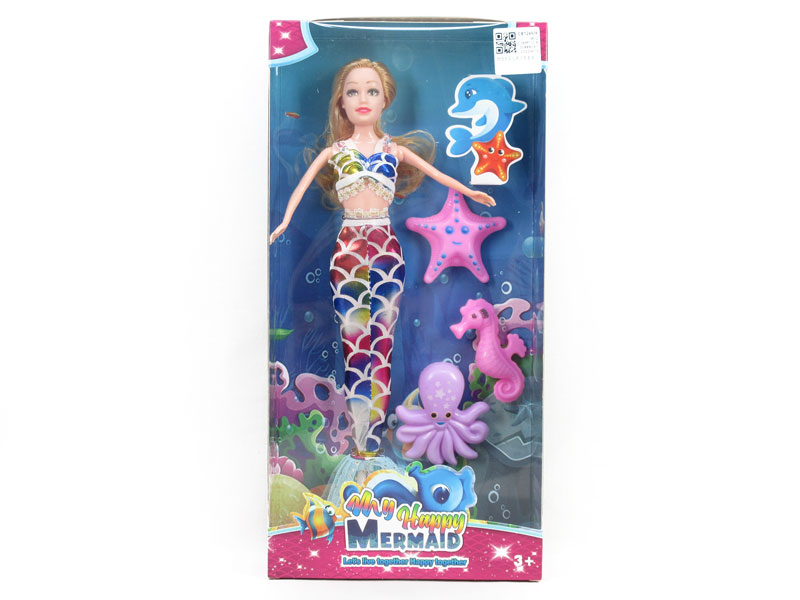 11.5inch Solid Body Mermaid Set toys