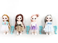 6inch Solid Body Doll Set(4S)