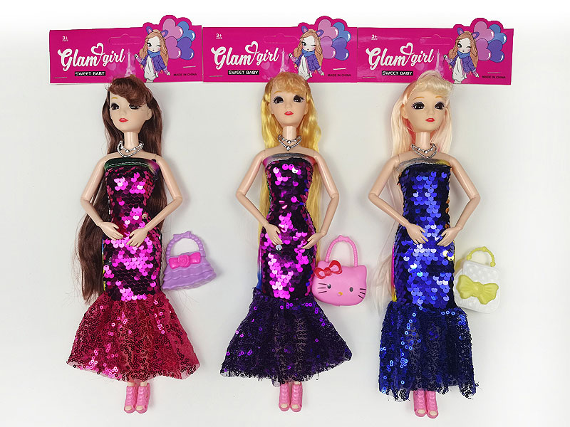 11.5inch Solid Body Doll Set(3S) toys