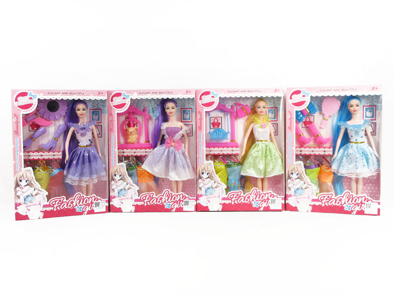 11inch Solid Body Doll Set(4S) toys