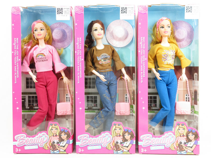 11inch Solid Body Doll Set(3S) toys