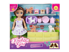 6inch Solid Body Doll Set(2S)