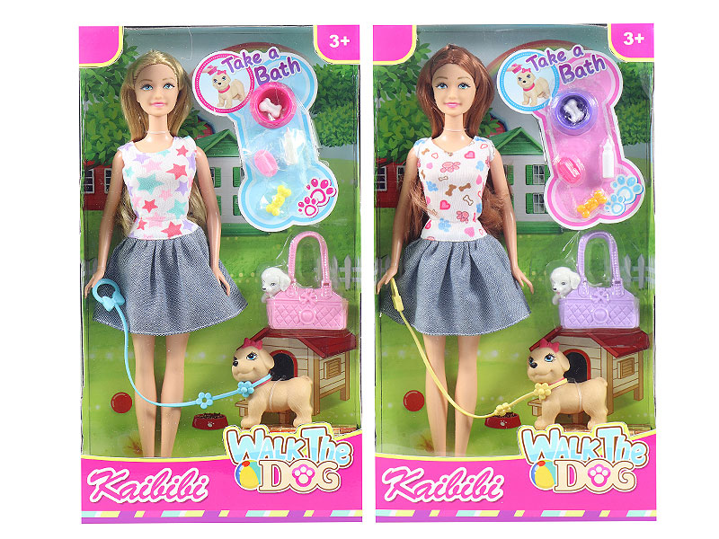 11.5inch Solid Body Doll Set(2S) toys