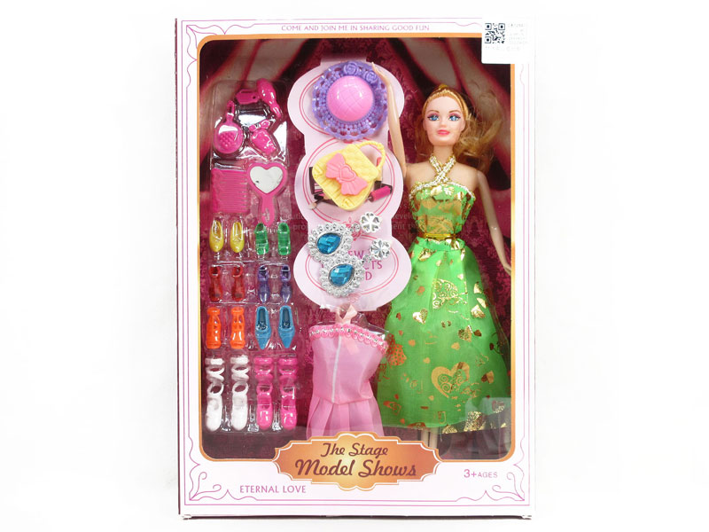 11inch Solid Body Doll Set toys