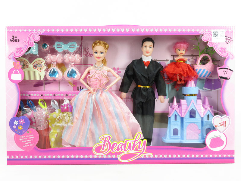 Doll Set(3in1) toys