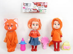 6inch Solid Body Doll Set(3S)