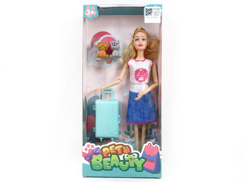 11inch Solid Body Doll Set toys