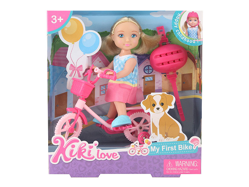 4.5inch Solid Body Doll Set toys