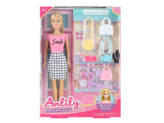 11.5inch Solid Body Doll Set