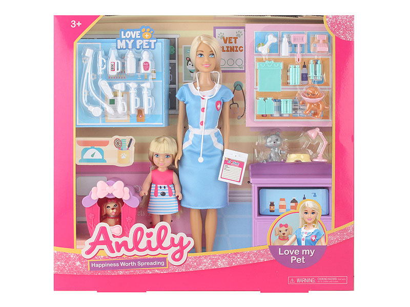 11.5inch Solid Body Doll Set toys