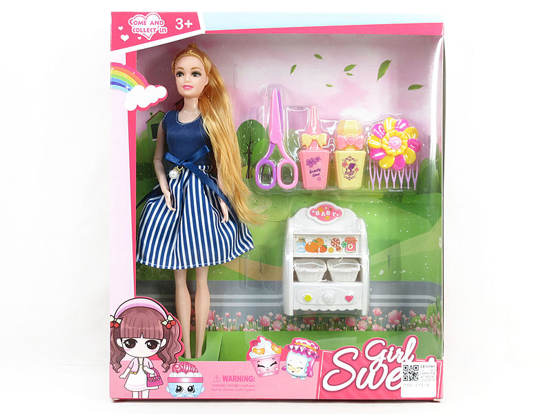 11inch Solid Body Doll Set toys