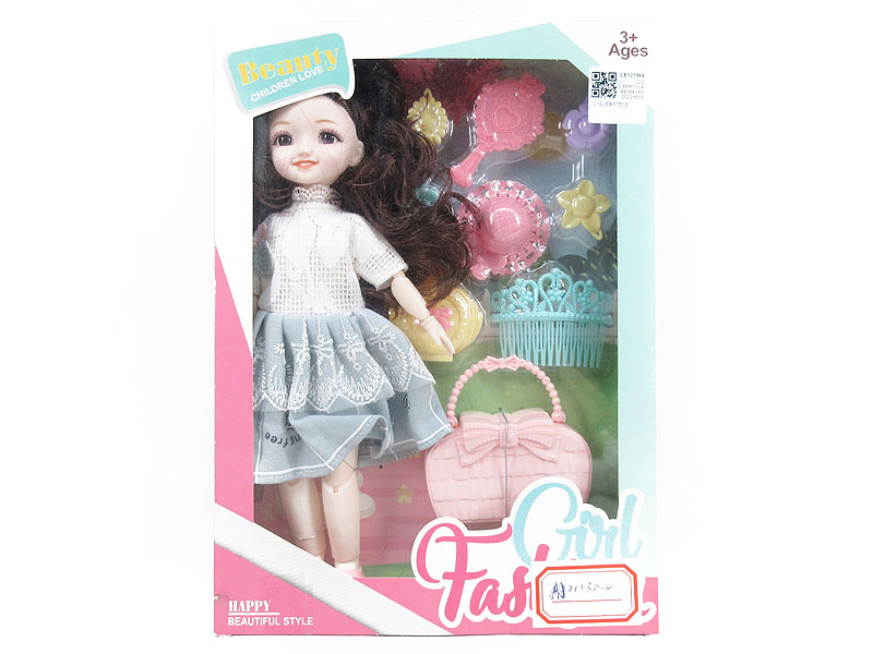 12inch Solid Body Doll Set toys