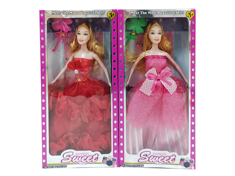 11inch Solid Body Doll Set(2S) toys