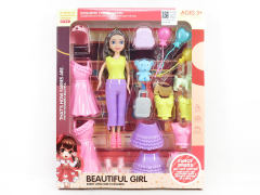 9inch Solid Body Doll Set