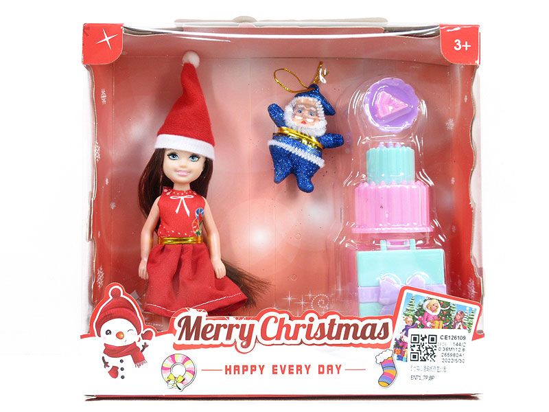 5inch Solid Body Doll Set toys