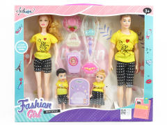 4in1 Solid Body Doll Set