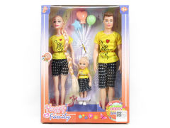 3in1 Solid Body Doll Set