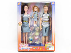 3in1 Solid Body Doll Set