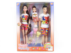 3in1 Solid Body Doll Set