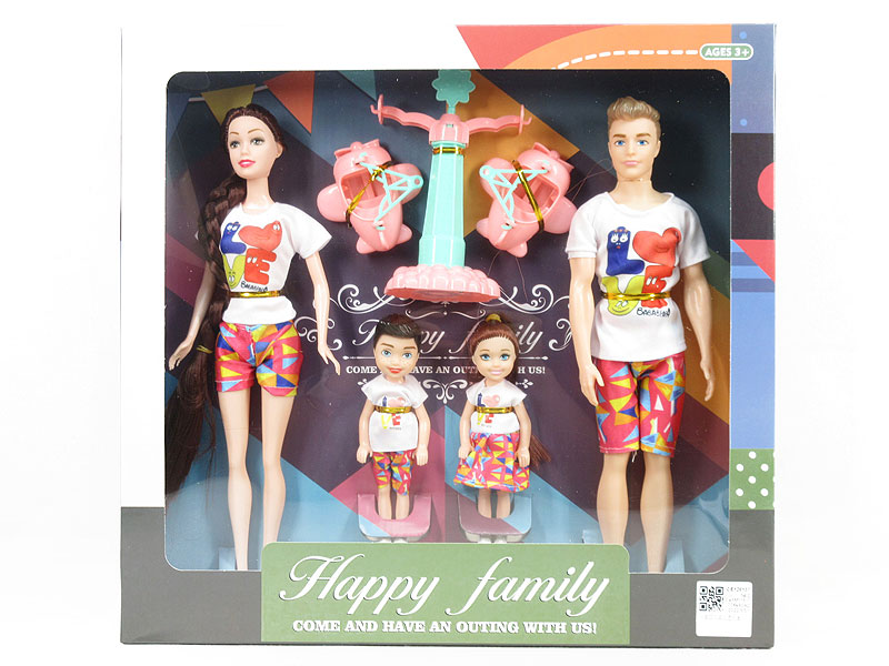 4in1 Solid Body Doll Set toys