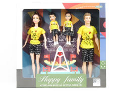 4in1 Solid Body Doll Set