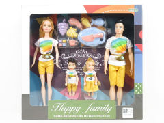 4in1 Solid Body Doll Set