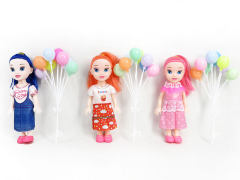 6inch Solid Body Doll Set(3S)